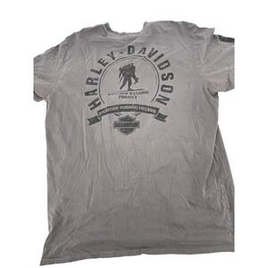 Harley Davidson T Shirt L Wounded Warrior Project Operation Personal Freedom